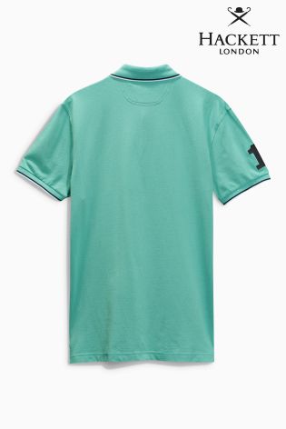 Green Hackett Number Polo